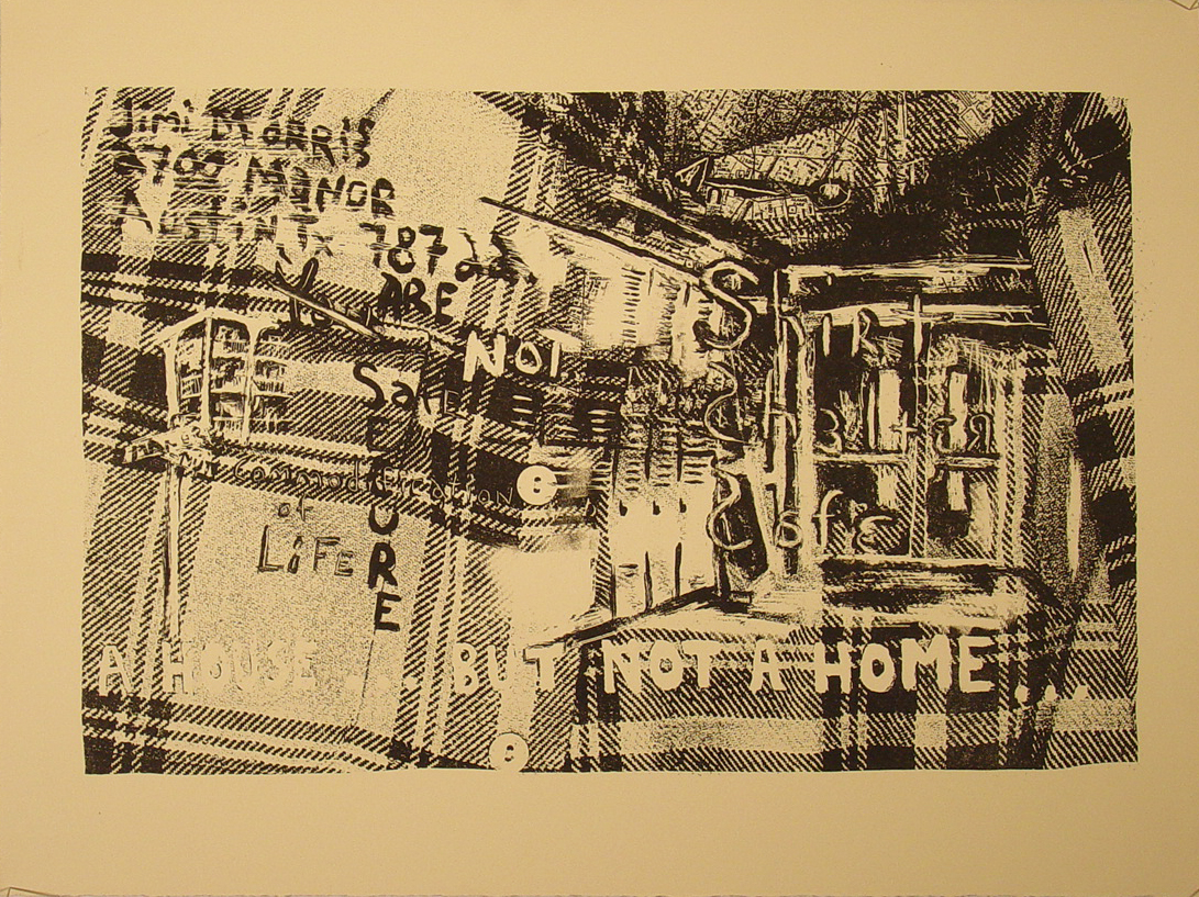 A House But Not A Home- lithograph