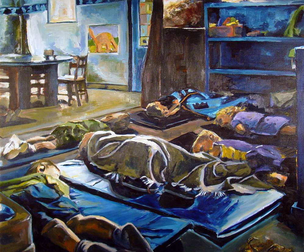 Sleep- oil on canvas